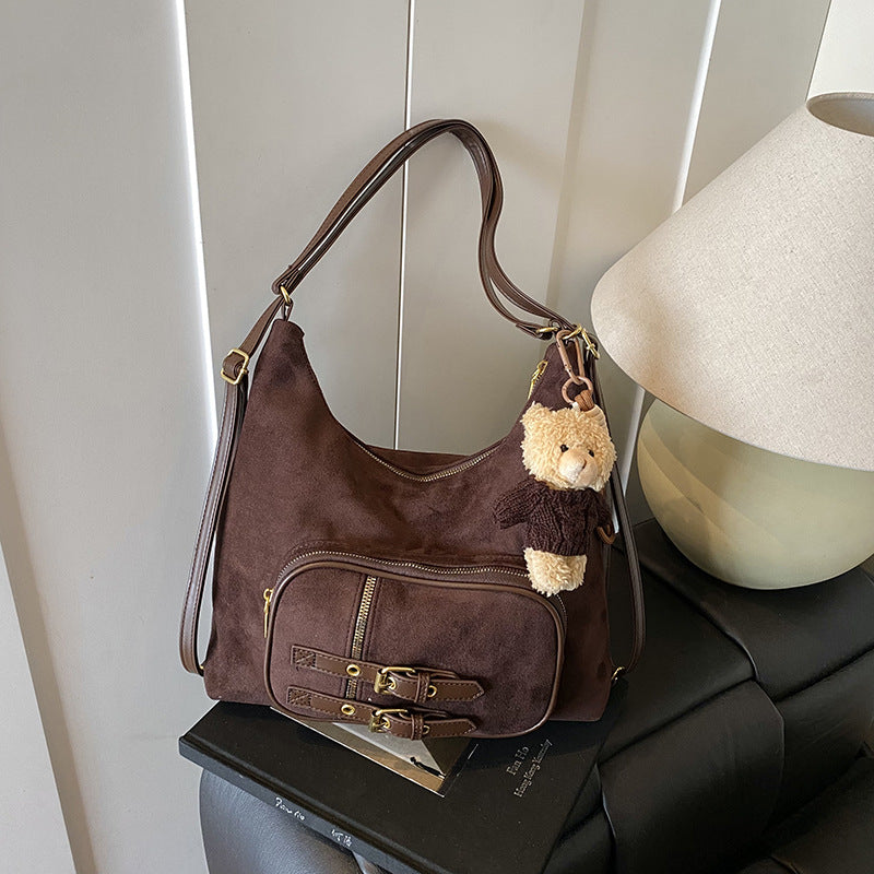 Elegant crossbodytaske med høj kapacitet til kvinder