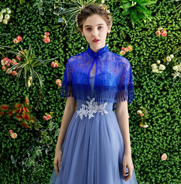 Colored dress veil