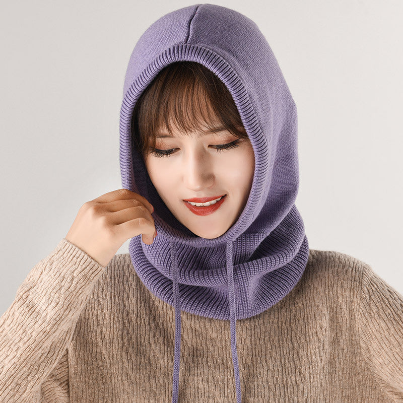 Cashmere Wool Yarn Autumn And Winter Men's And Women's Knitted Headwear