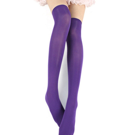 Japanese non-slip velvet over knee socks stockings