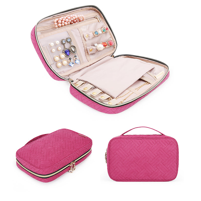 Portable storage travel jewelry bag