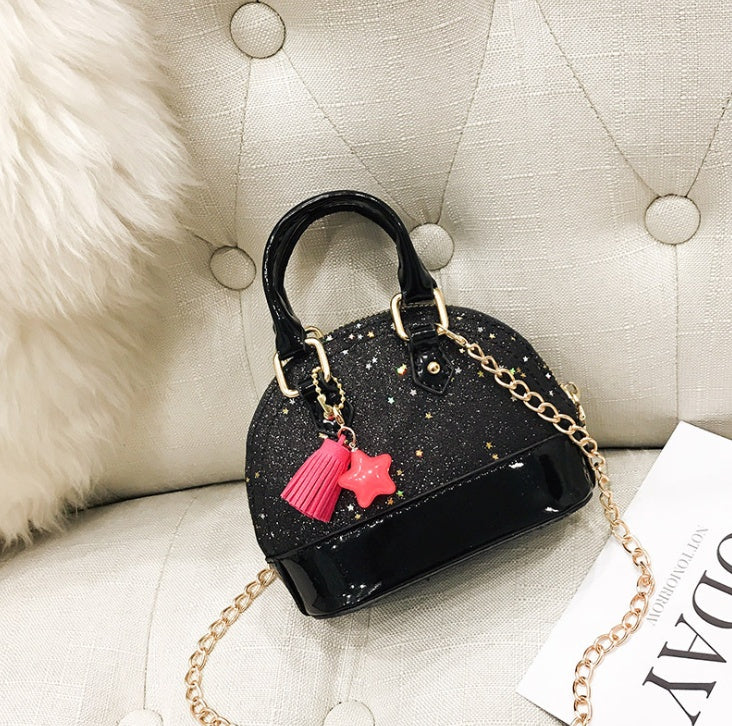 Mini Cute Shell Shoulder Bag Kids All-Match Key Coin Purse Cartoon Lovely Messenger Bag little girls present