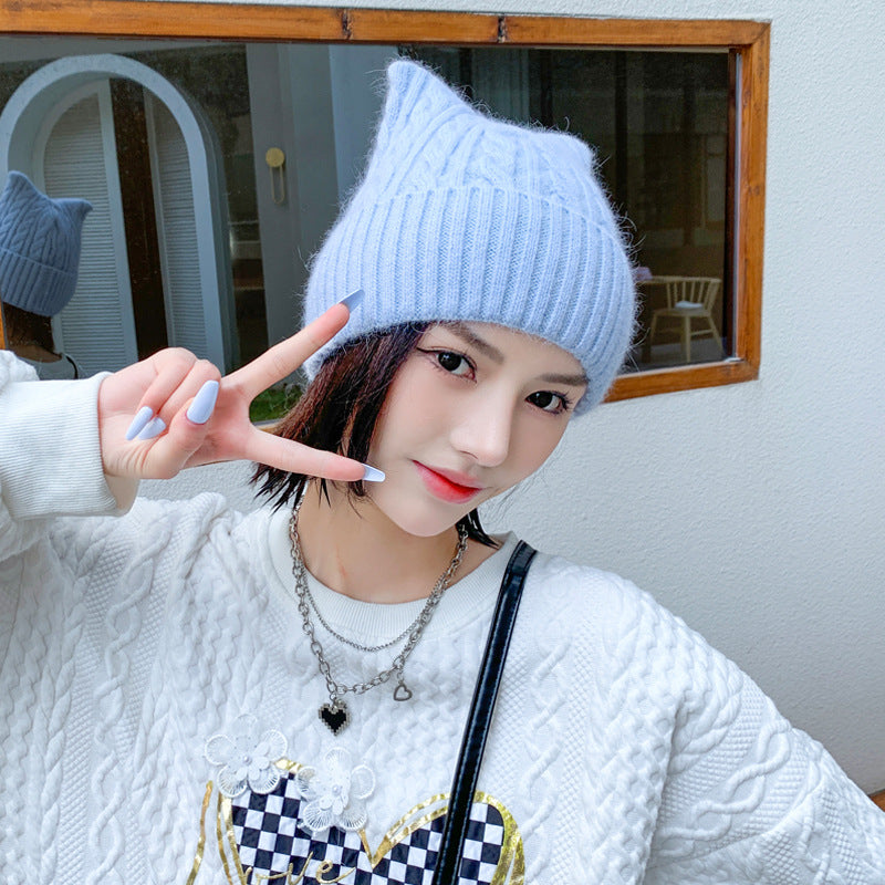 Super Cute Little Ear Knitted Wool Hat