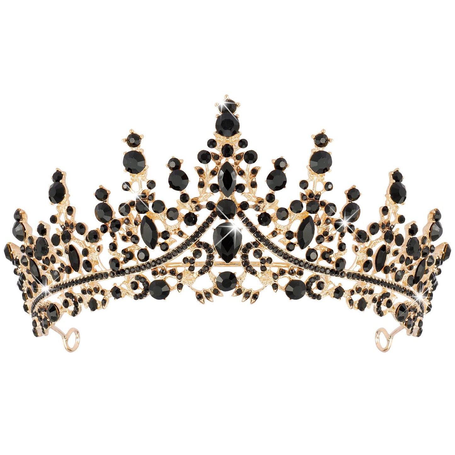 Silver Tiara and Crown for Women Crystal Queen Crowns Rhinestone Princess Tiaras for Girl Bride Wedding Hair Accessories for Bridal Birthday Party Prom Halloween Cos-Play Costume Christmas