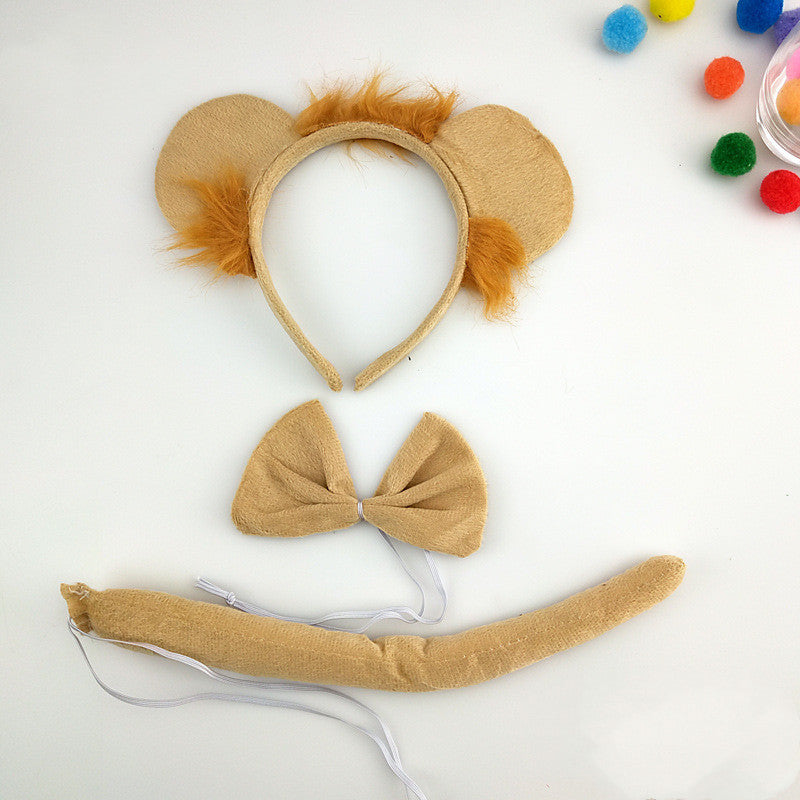 Masquerade performance props lion headband headdress