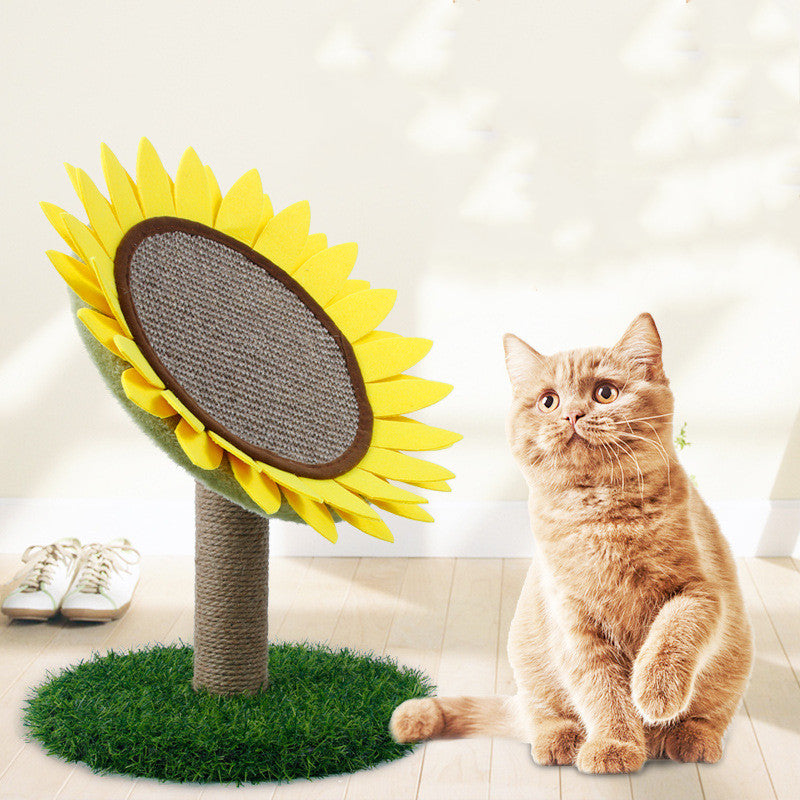 Sisal sunflower scratcher