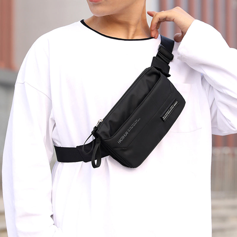 Nylon chest bag shoulder bag