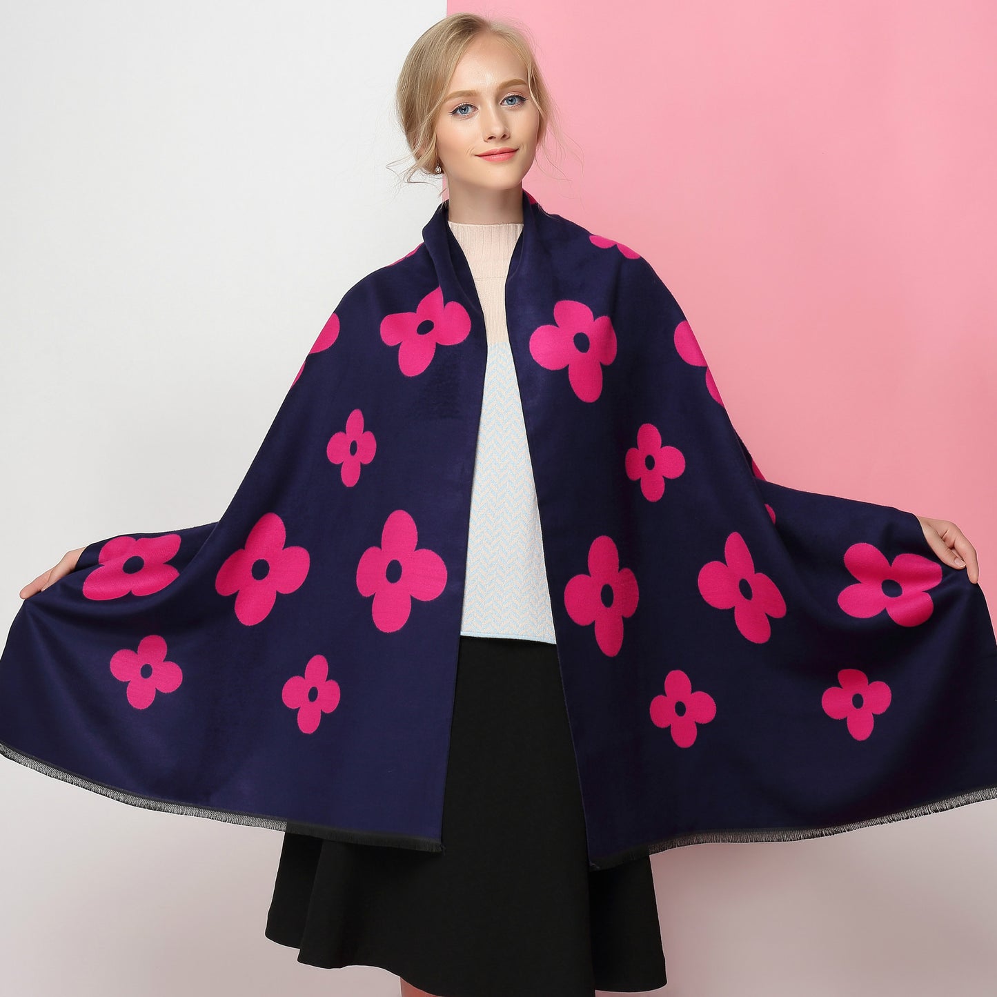 Women's air conditioning warm shawl