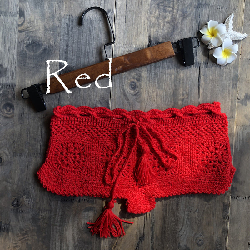 Knitted beach pants