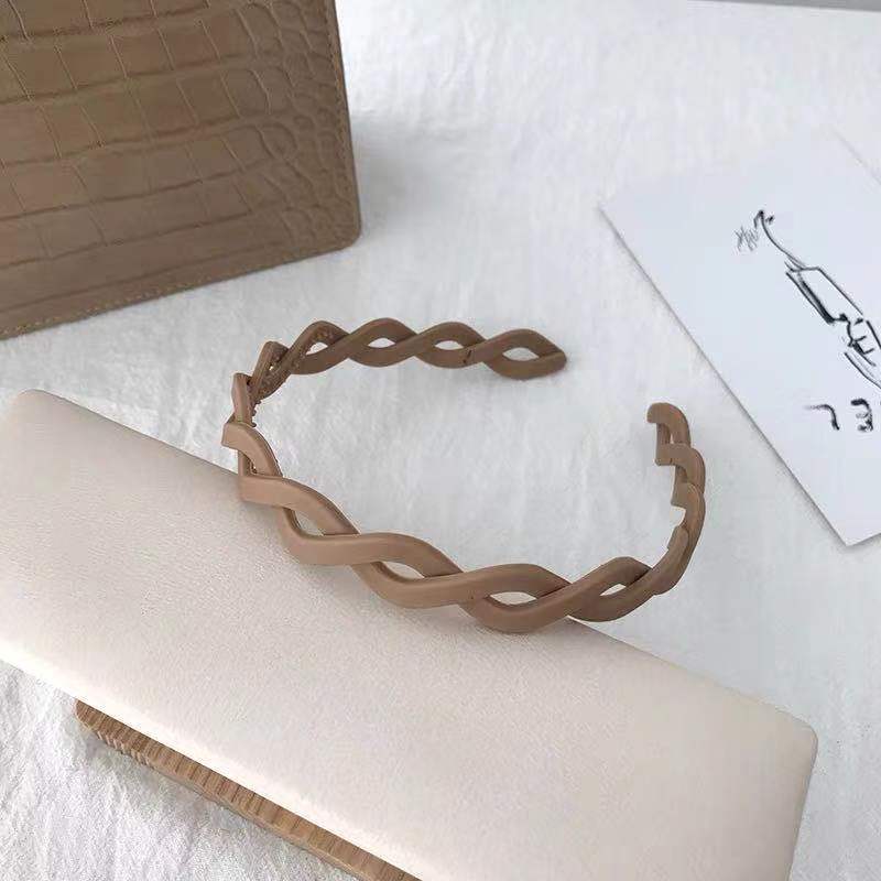 New Minimalistic Headdress Candy Color Plastic Headband