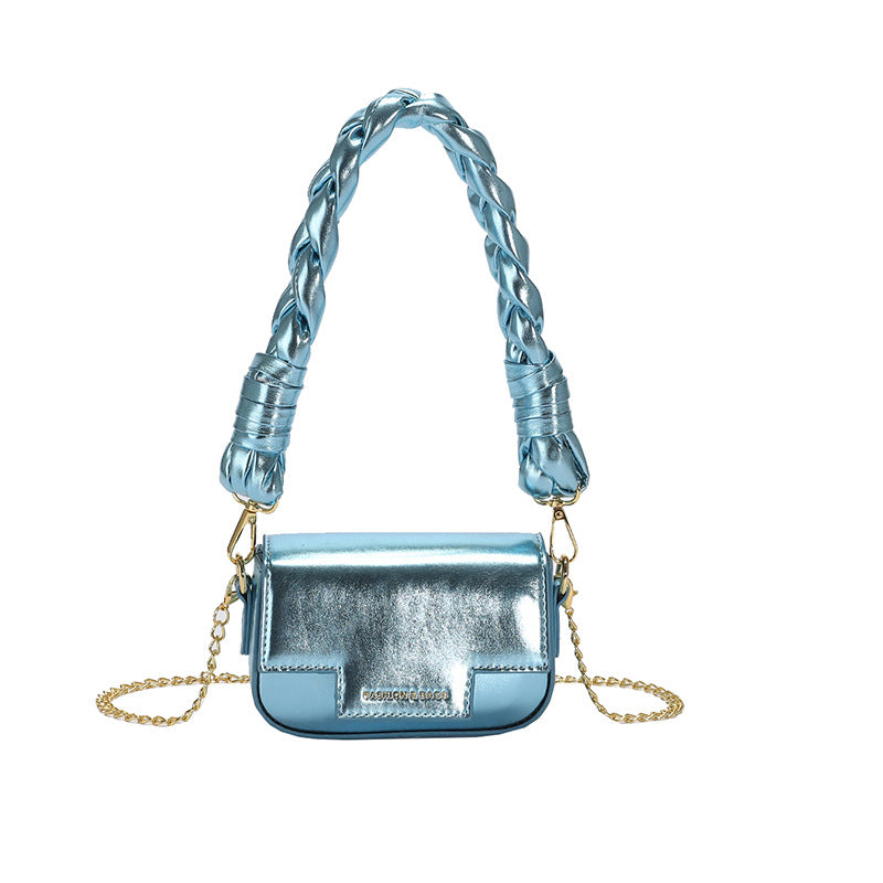 Versatile High-grade Chain One Shoulder Cross Body Small Square Bag
