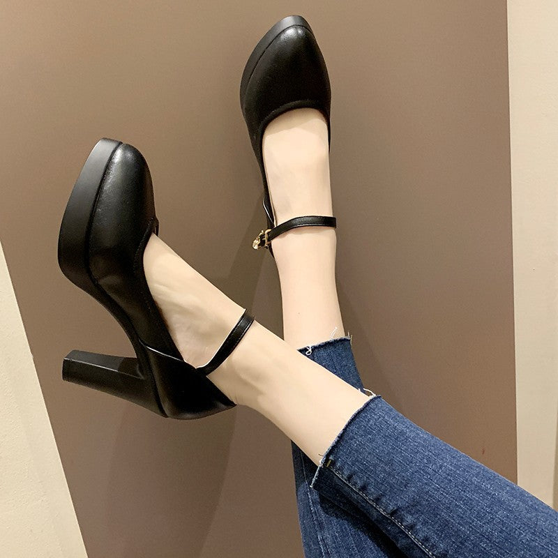 Women's Fashion Pointed Toe Solid Color High Heels