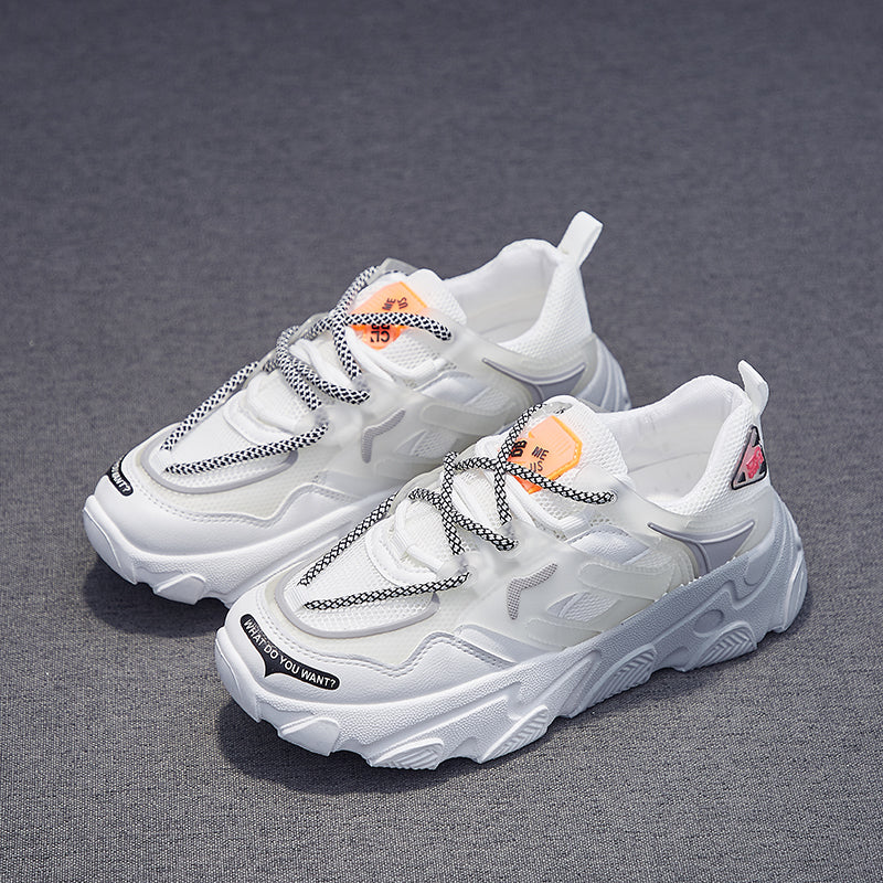 Breathable platform casual sneakers