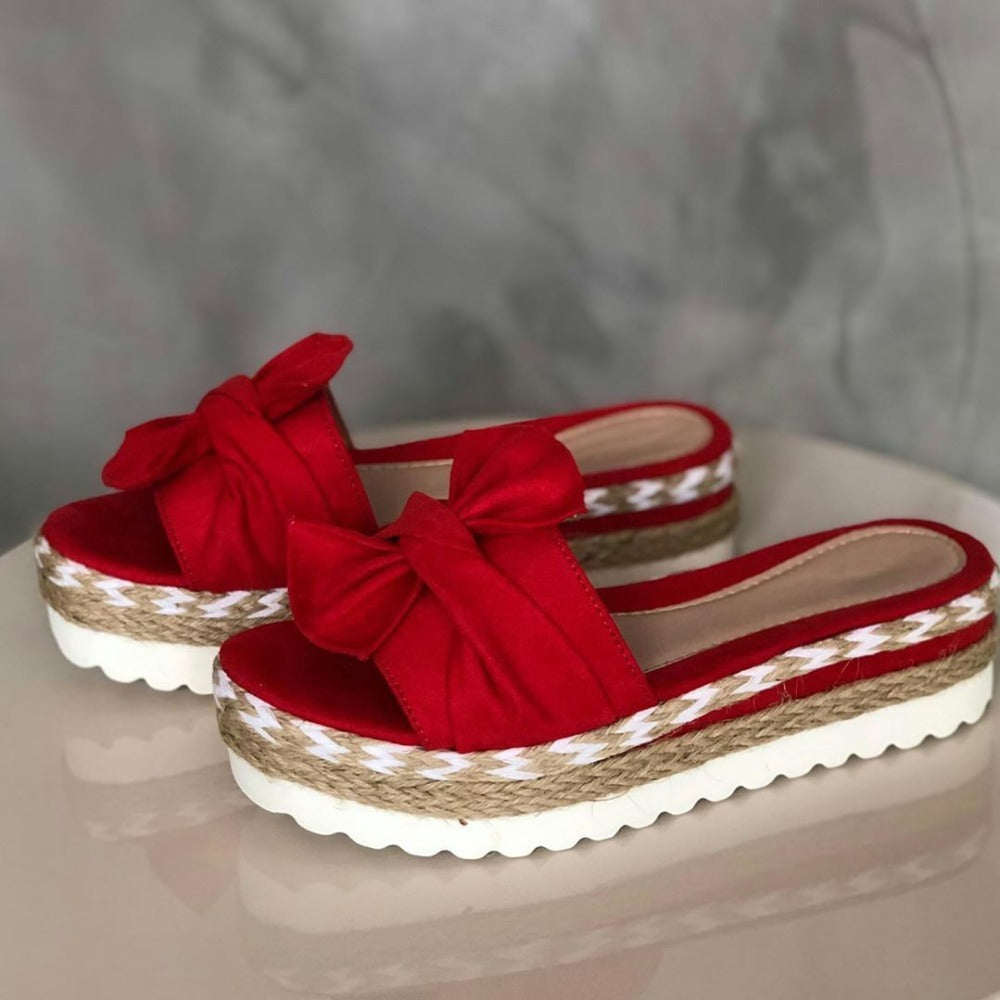 Bowknot Beach Slippers