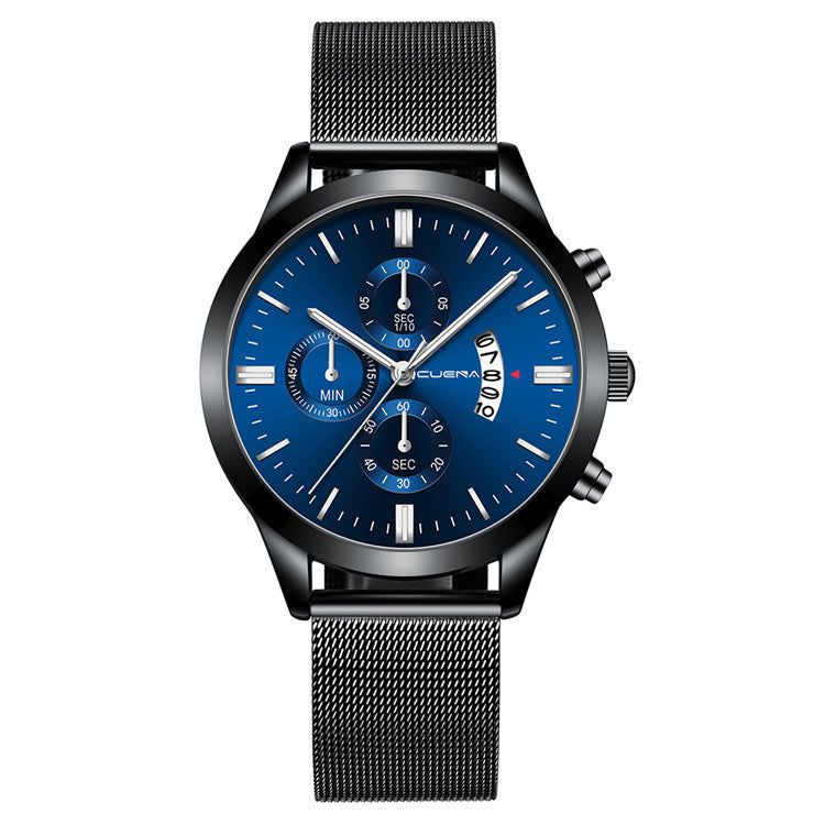 Calendar sports men's watch
