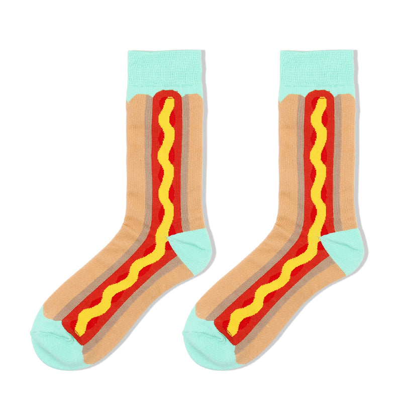 Stockings trendy sports socks mid-length socks