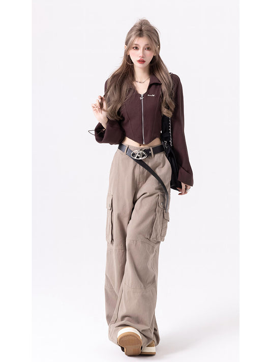 Women's Casual American Style Retro Overalls