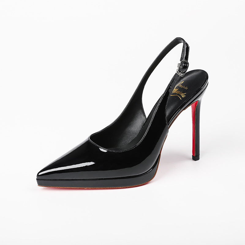 Women's High Heels Waterproof Platform Stiletto Pumps
