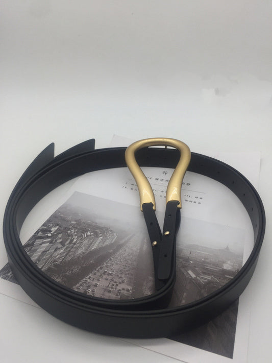 Women's wide waist belt