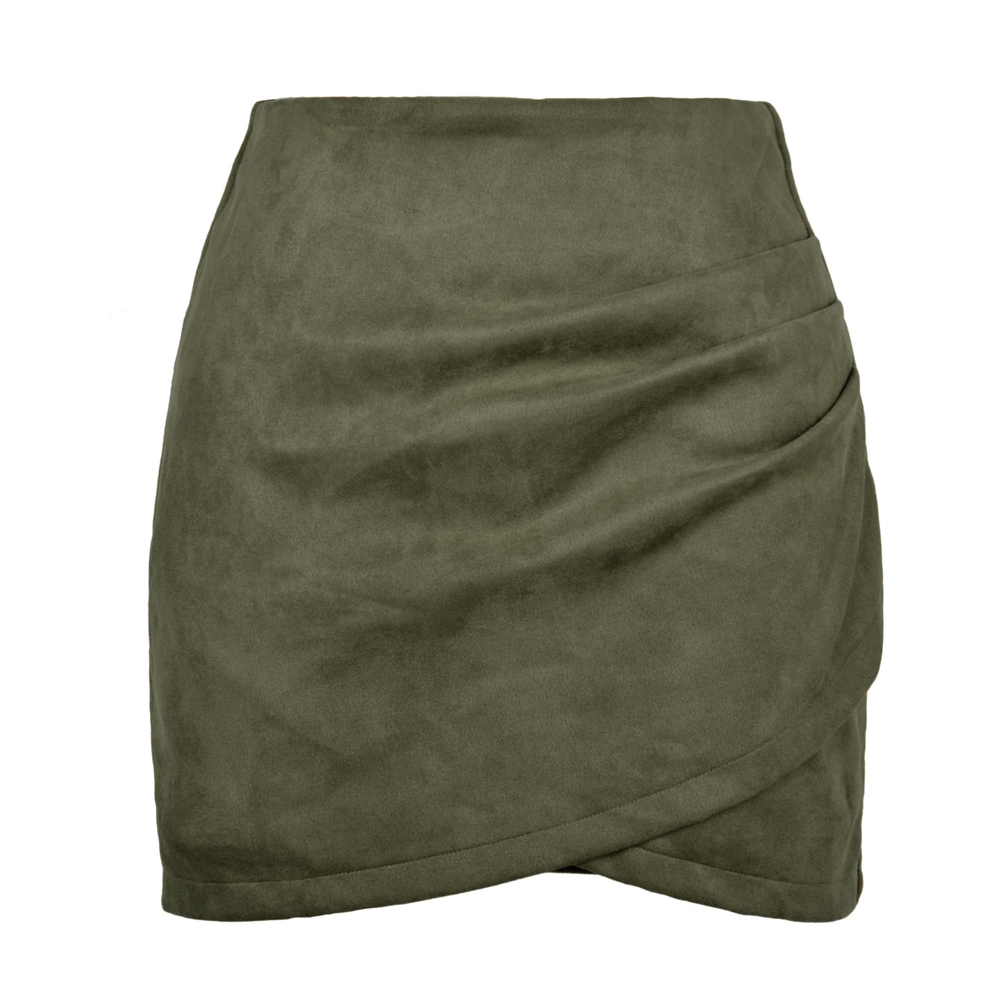 Solid Color Sheath Skirt Autumn And Winter Irregular Women's Clothing