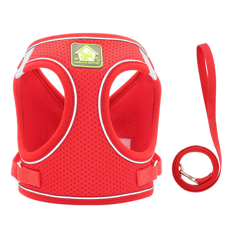 Reflective chest strap
