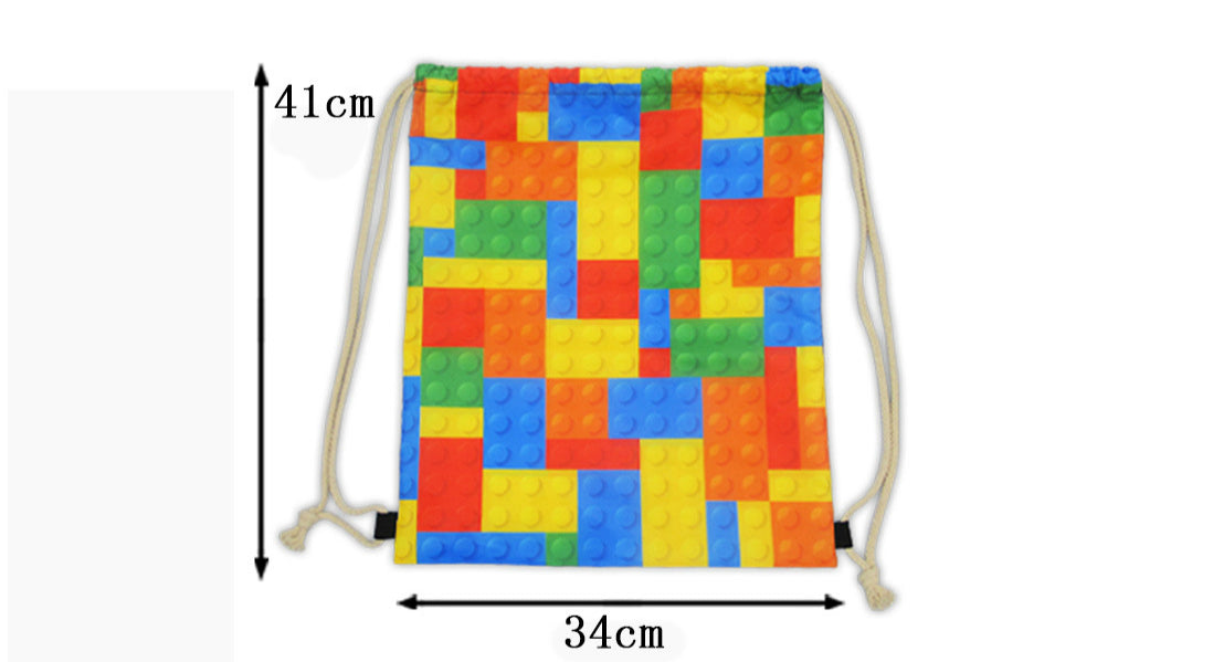 Customized Polyester Drawstring Backpack String Bag