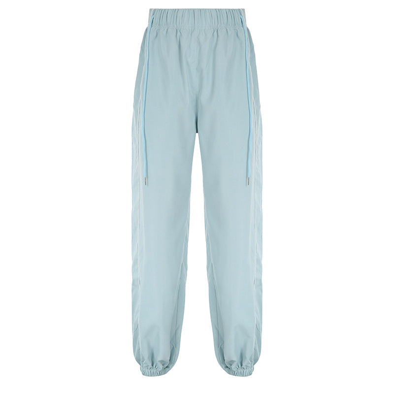 Women's Fashionable Woven Casual Trousers