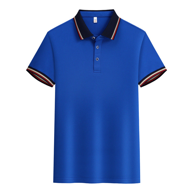 Summer Polo Shirt Solid Color Overalls