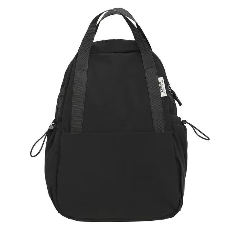 Simple Solid Color Backpack Multi-functional Ultra-light Waterproof Large Capacity