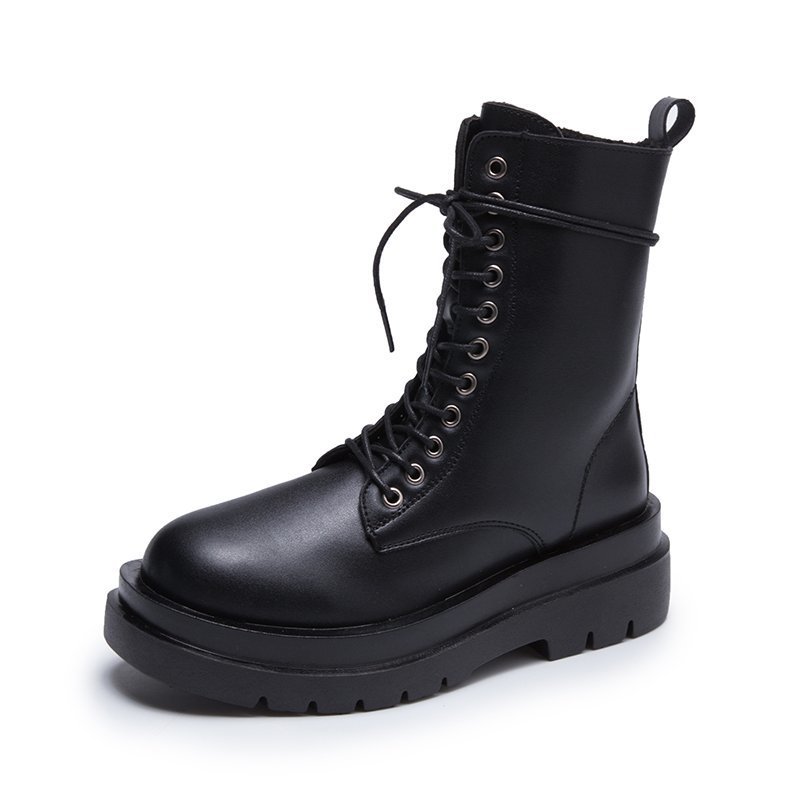 Fashion Casual Platform Thick Heel Ankle Boots
