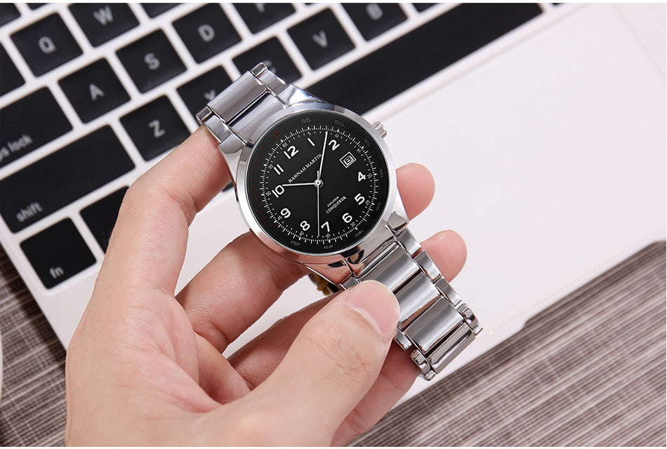 Men's Waterproof Calendar Quartz Watch