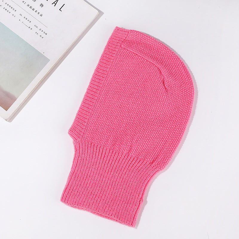Lovers' Hat Scarf Integrated Windproof Pullover