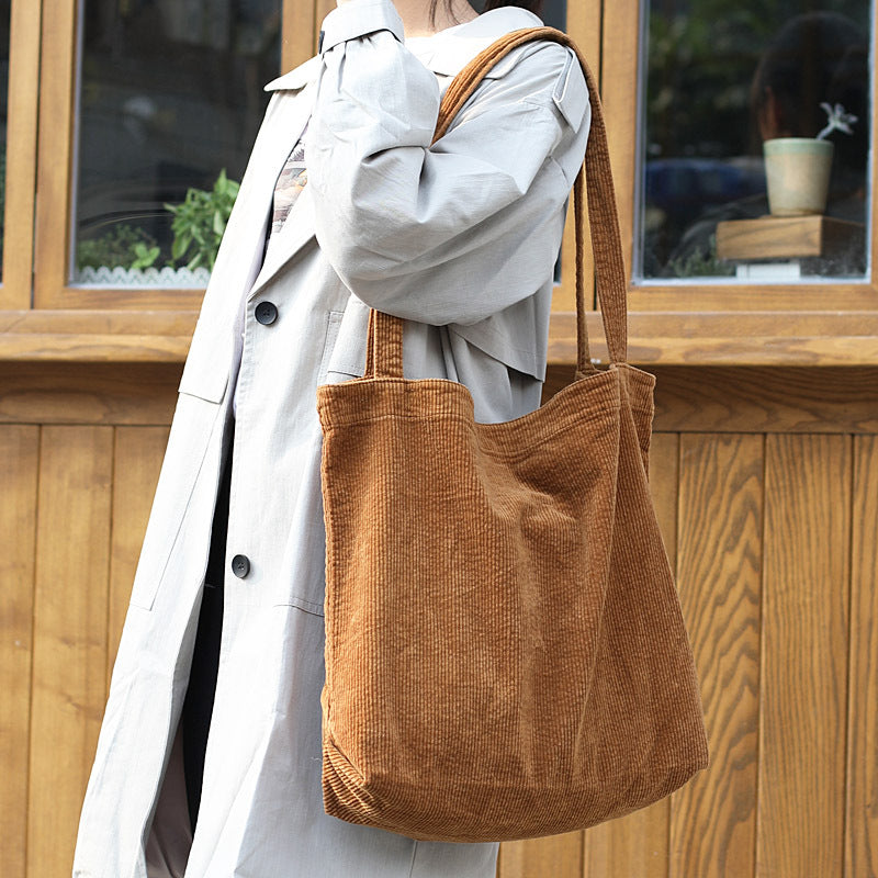 Large-capacity Shopping Bag, Casual And Artistic Canvas Tote Bag