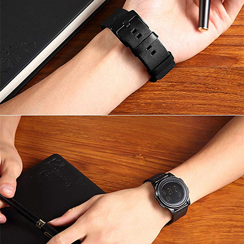 Calfskin leather strap