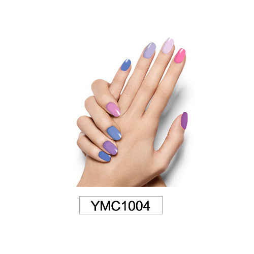 Pure color nail stickers