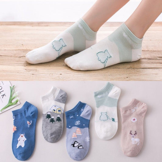 Japanese cute cartoon bear stockings