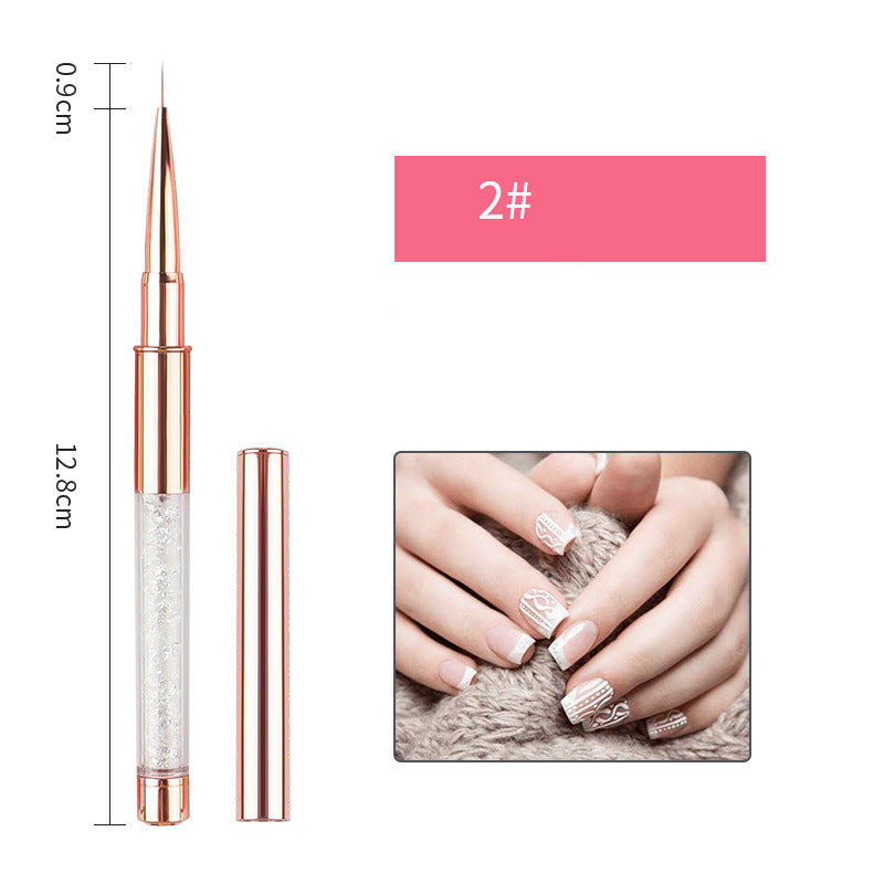 Color Drawing Lace Pull Nail Point Drill Phototherapy Pen Set