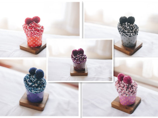 Three-dimensional cake socks home floor socks pearl velvet tube female socks