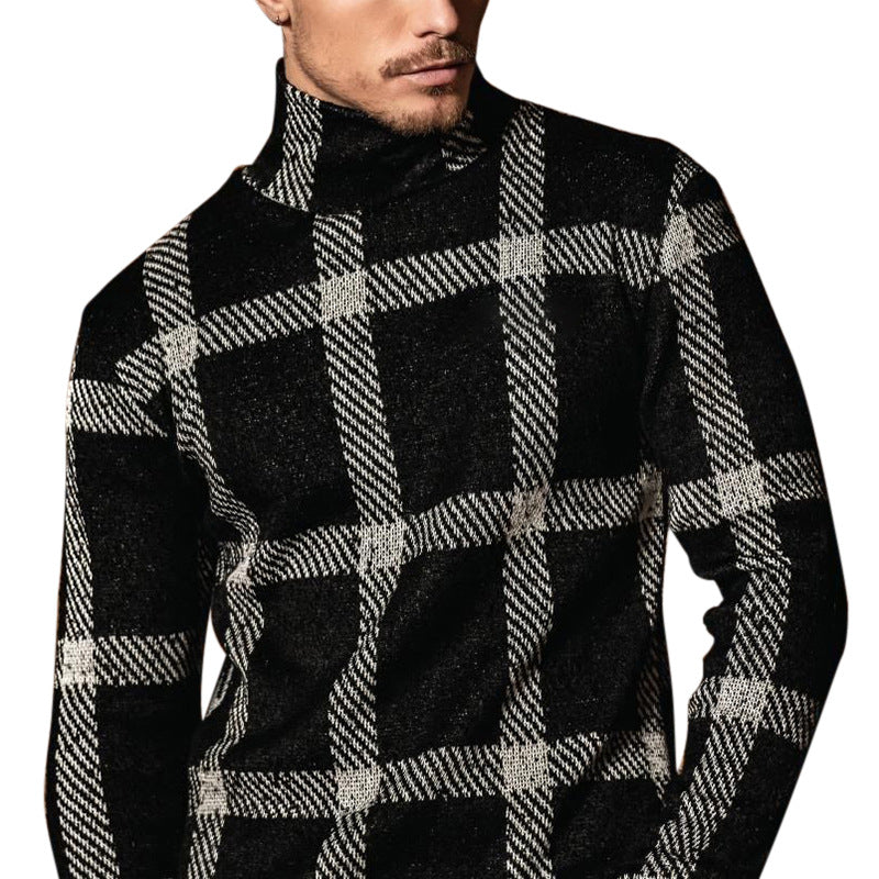 New Slim Striped Casual Top Men's Hot Style