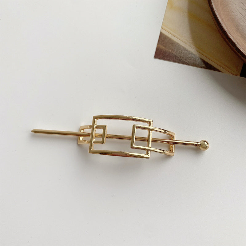 Metallic Cold Wind Simple Modern Hairpin