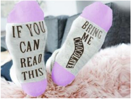 English medium tube men's and women's cotton socks