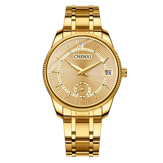 Couple quartz watch steel band watch