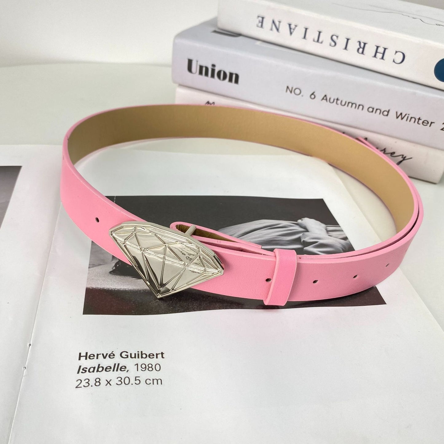 Fashionable All-match Diamond Buckle For Women Belt