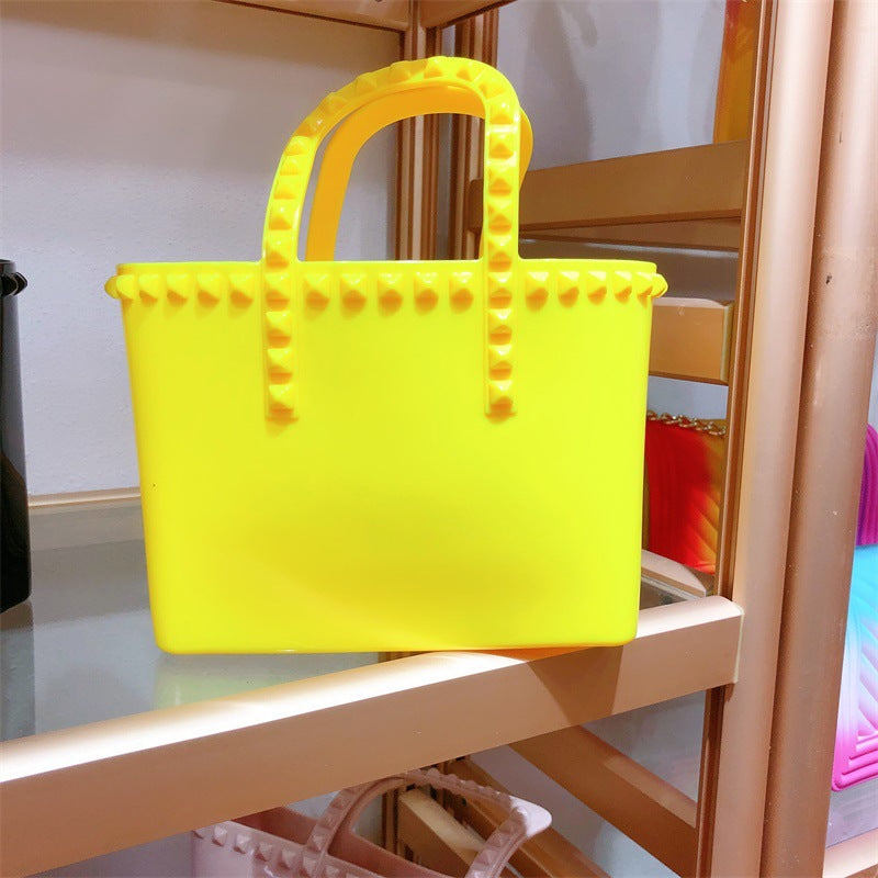 Shopping  Large Capacity Pvc Ladies Bag