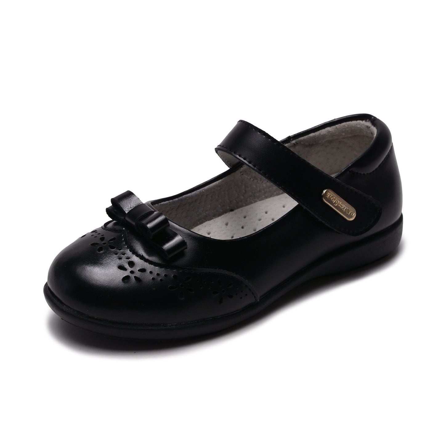 Black Leather Princess Shoes Single Student Performance Shoes