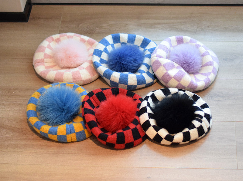 Fransk Retro Baret med Tern til Kvinder