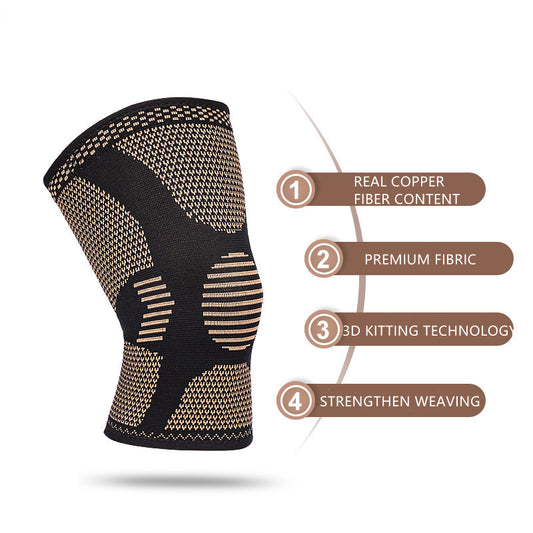 Sports Kneepad Silicone Spring Bar Support Protector