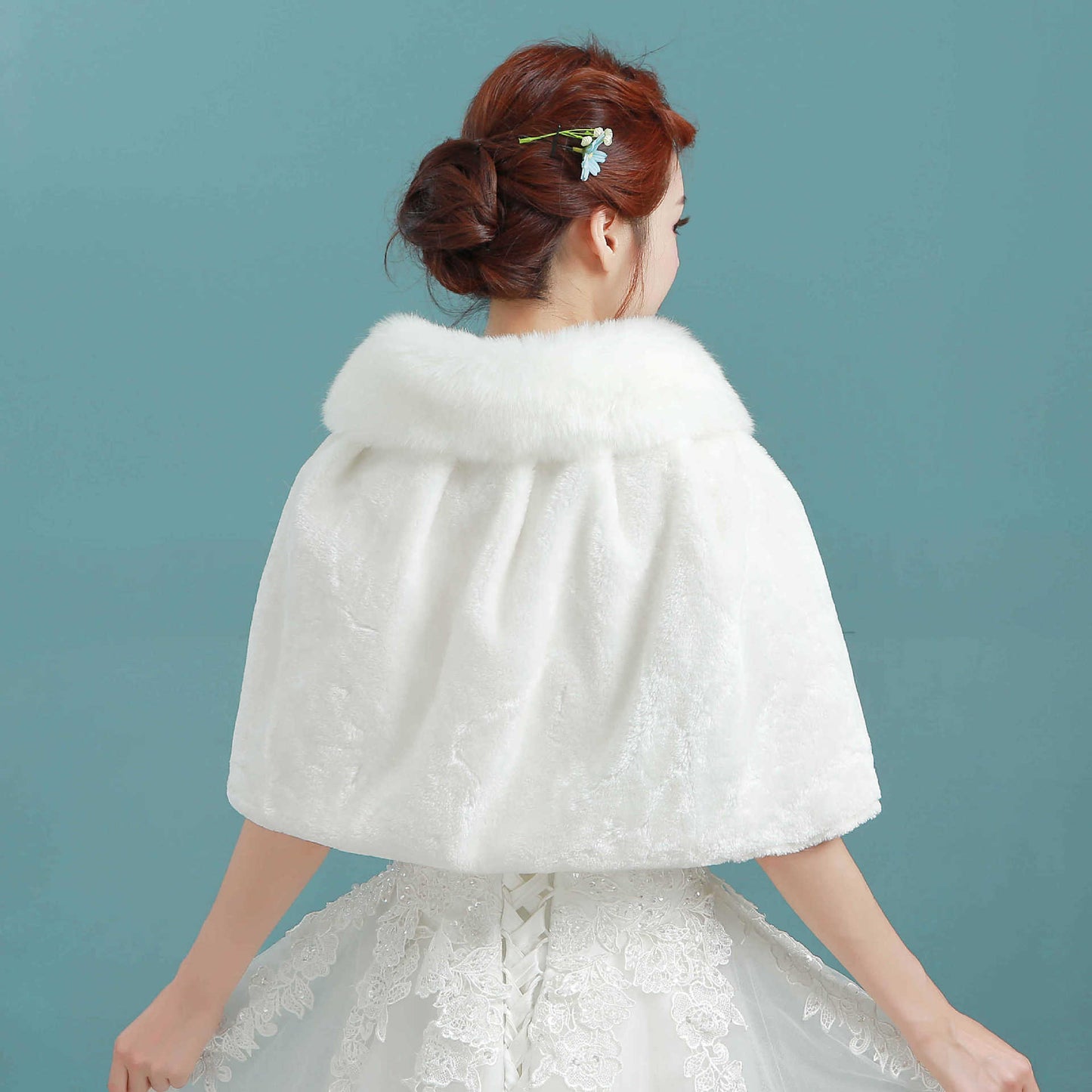 Cape Fur Coat Autumn And Winter Thick Warm Coat