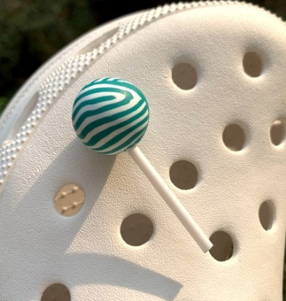 Shoe Flower Lollipop Macaron Cave Shoes Decoration Flower Hole Hole School Bag Decoration