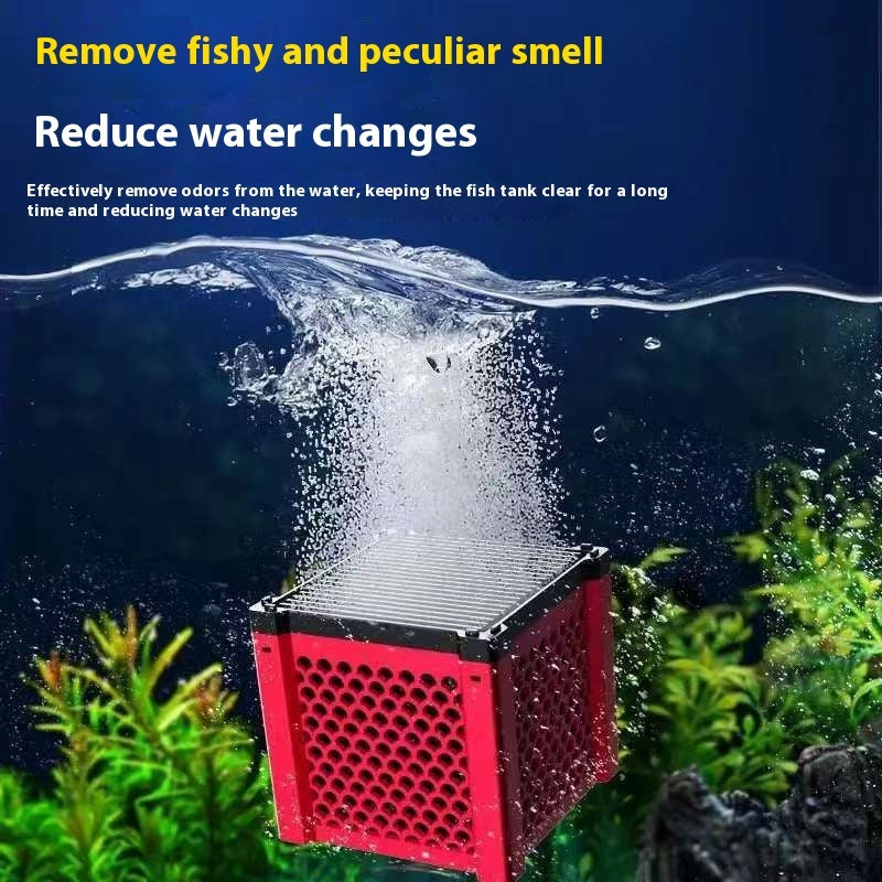Fish Tank Water Purification Cube Activated Carbon Material Honeycomb